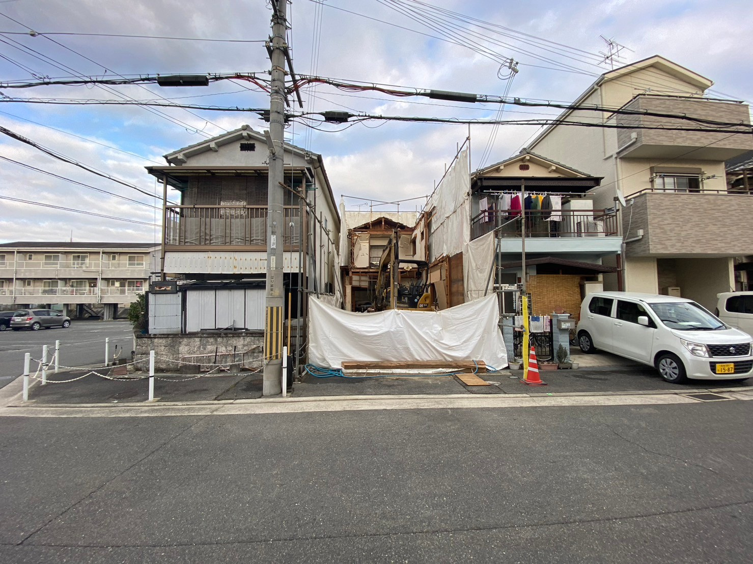 【解体工事】泉大津市虫取町２丁目の解体工事が始まりました(^...の画像