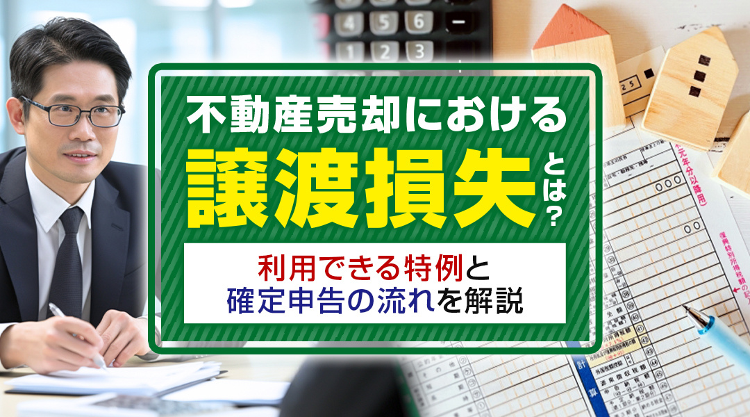 不動産売却における譲渡損失とは？利用できる特例と確定申告の流...の画像