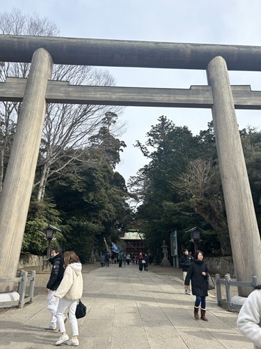 旧暦の新年の初詣の画像