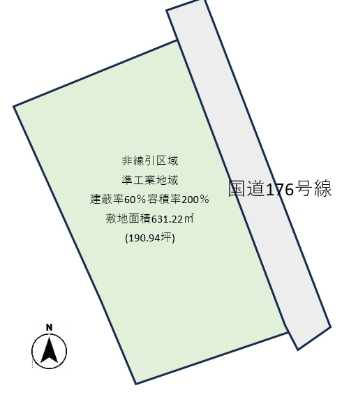 丹波篠山市　　ロードサイド商業施設に最適な定期借地の画像