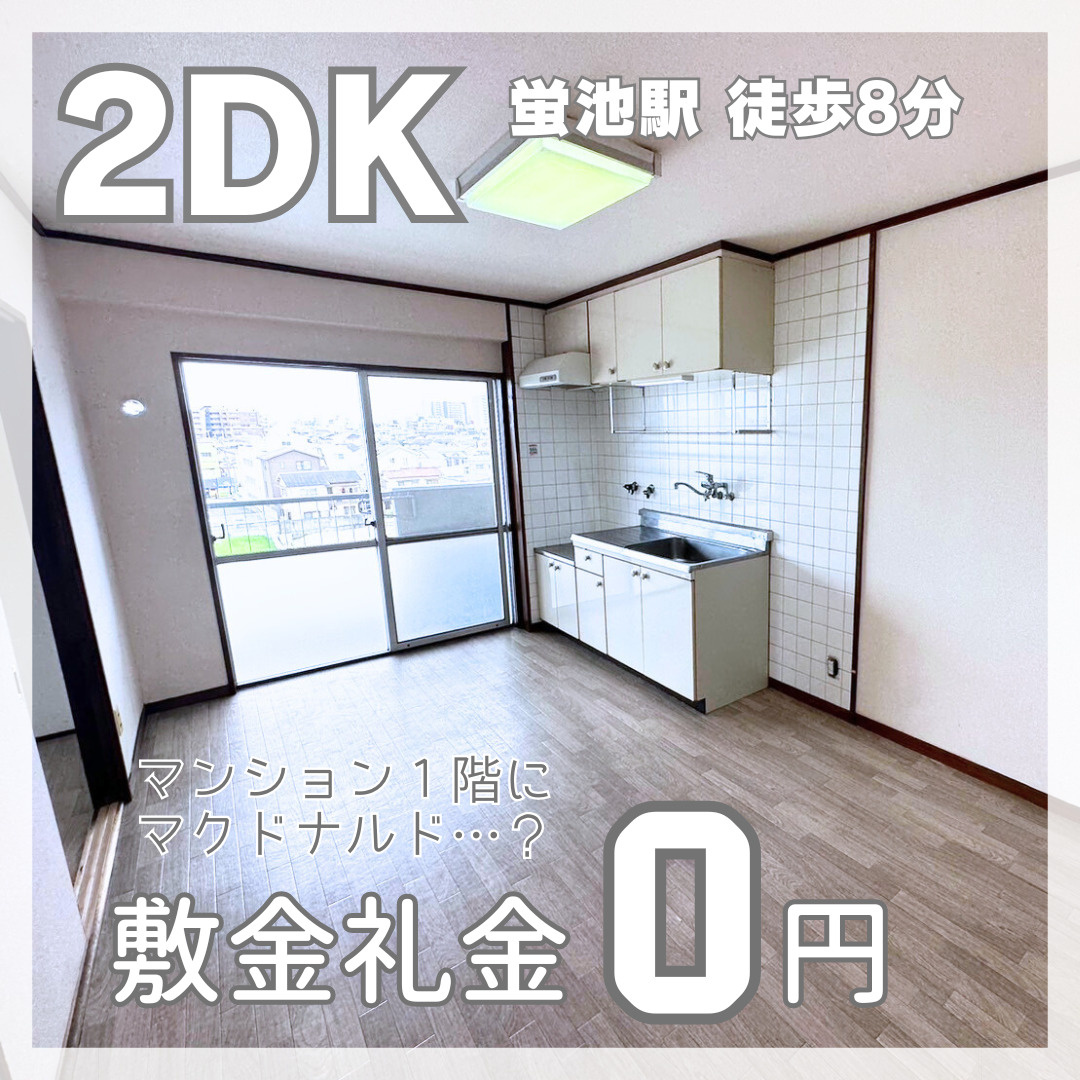 荷物が多い方におすすめの2ＤＫ！【豊中サンハイツ】の画像