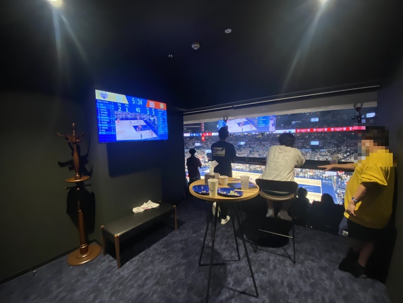 琉球ゴールデンキングス試合観戦の画像