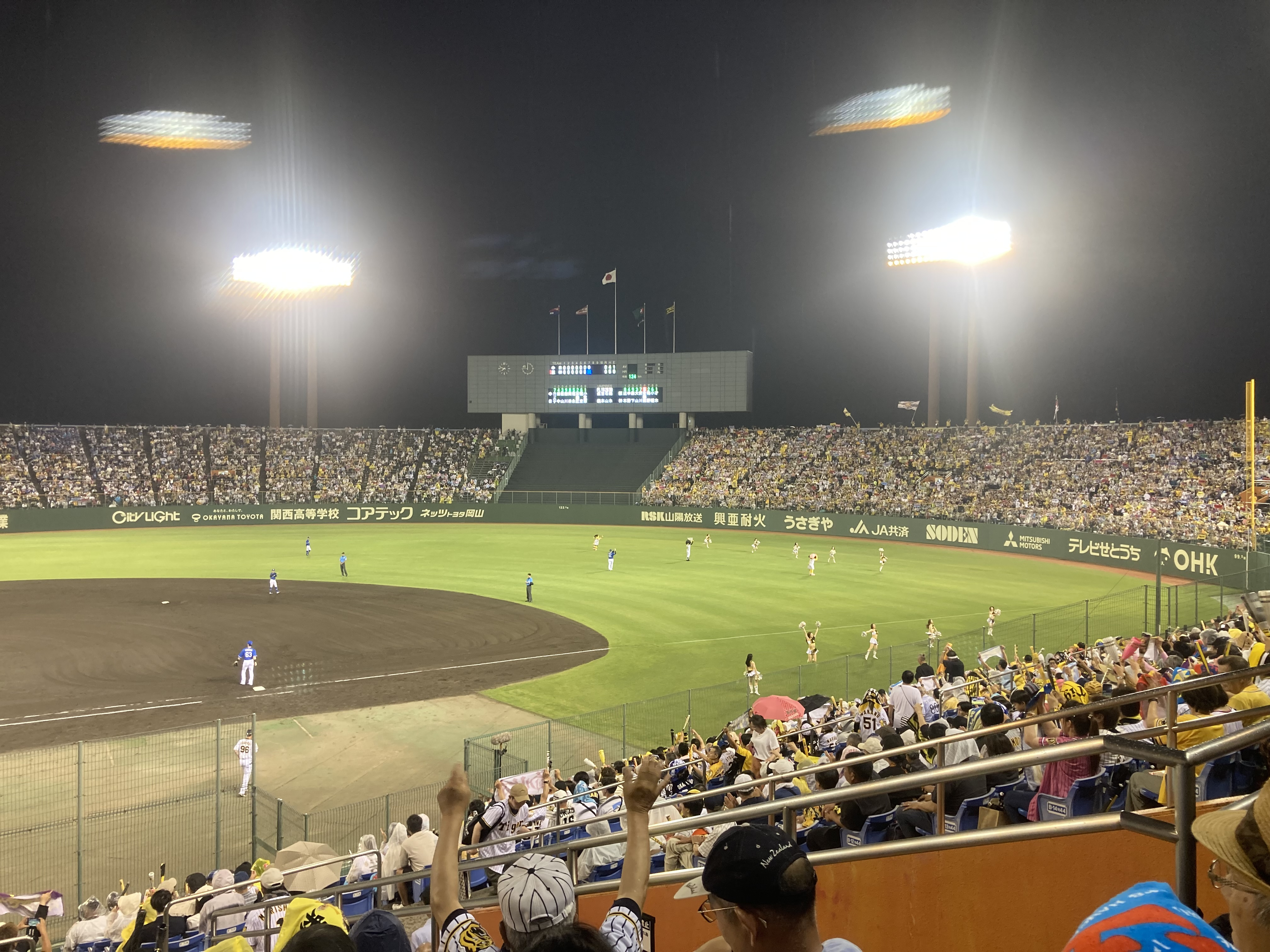 マスカット球場に阪神vs中日戦を観戦に行きました！の画像