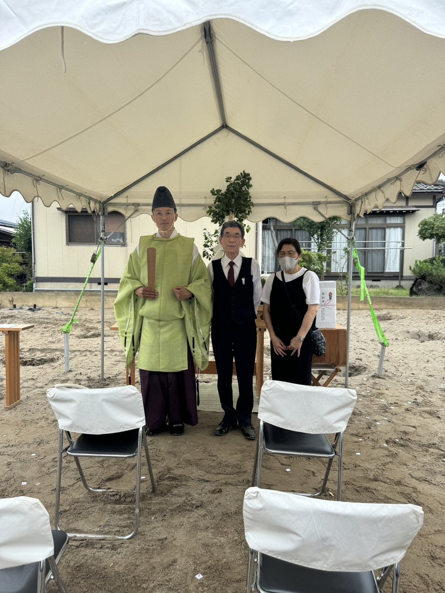 地鎮祭　にいがたの不動産の画像