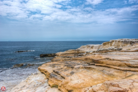 水平線を眺めての画像