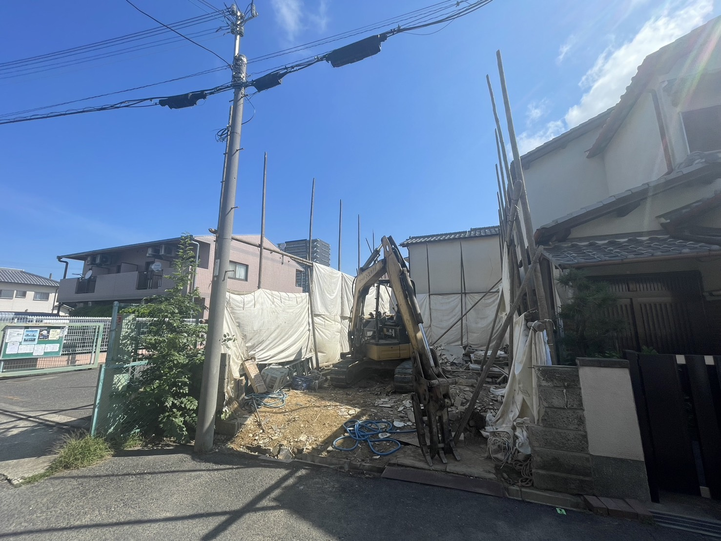 【解体工事】泉大津市東雲町の解体工事の更新です(^^)/の画像
