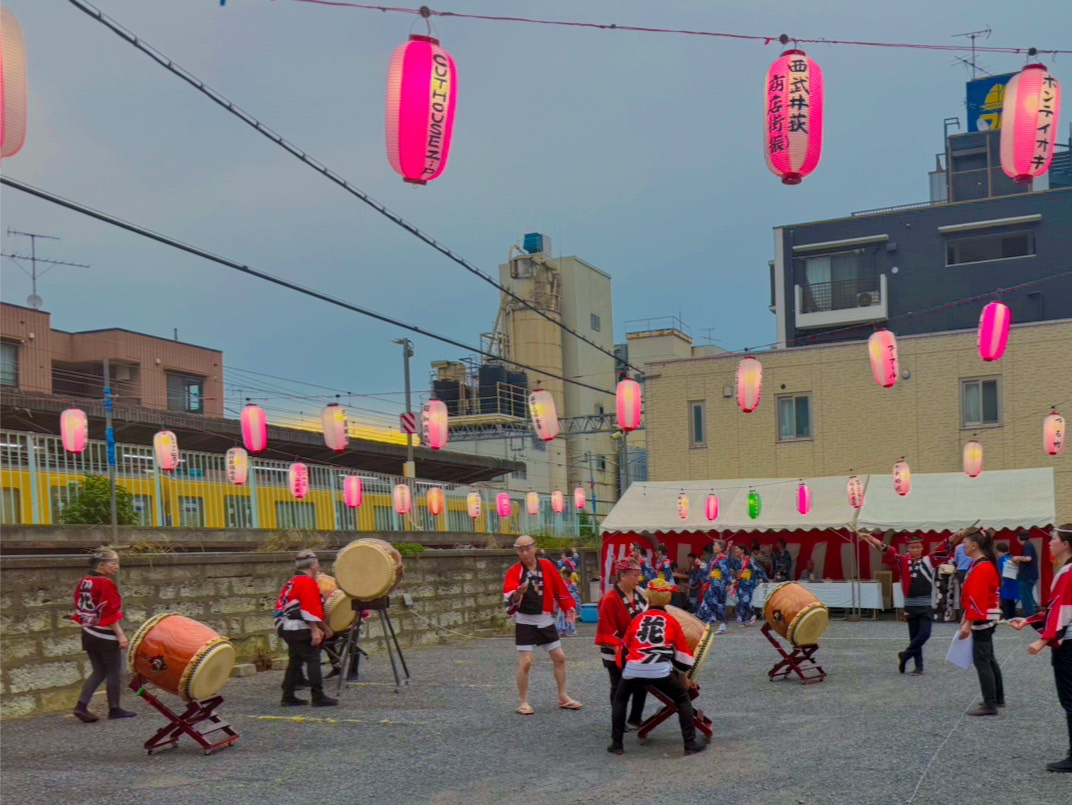 井荻駅 納涼盆踊り大会でのお手伝い♪の画像