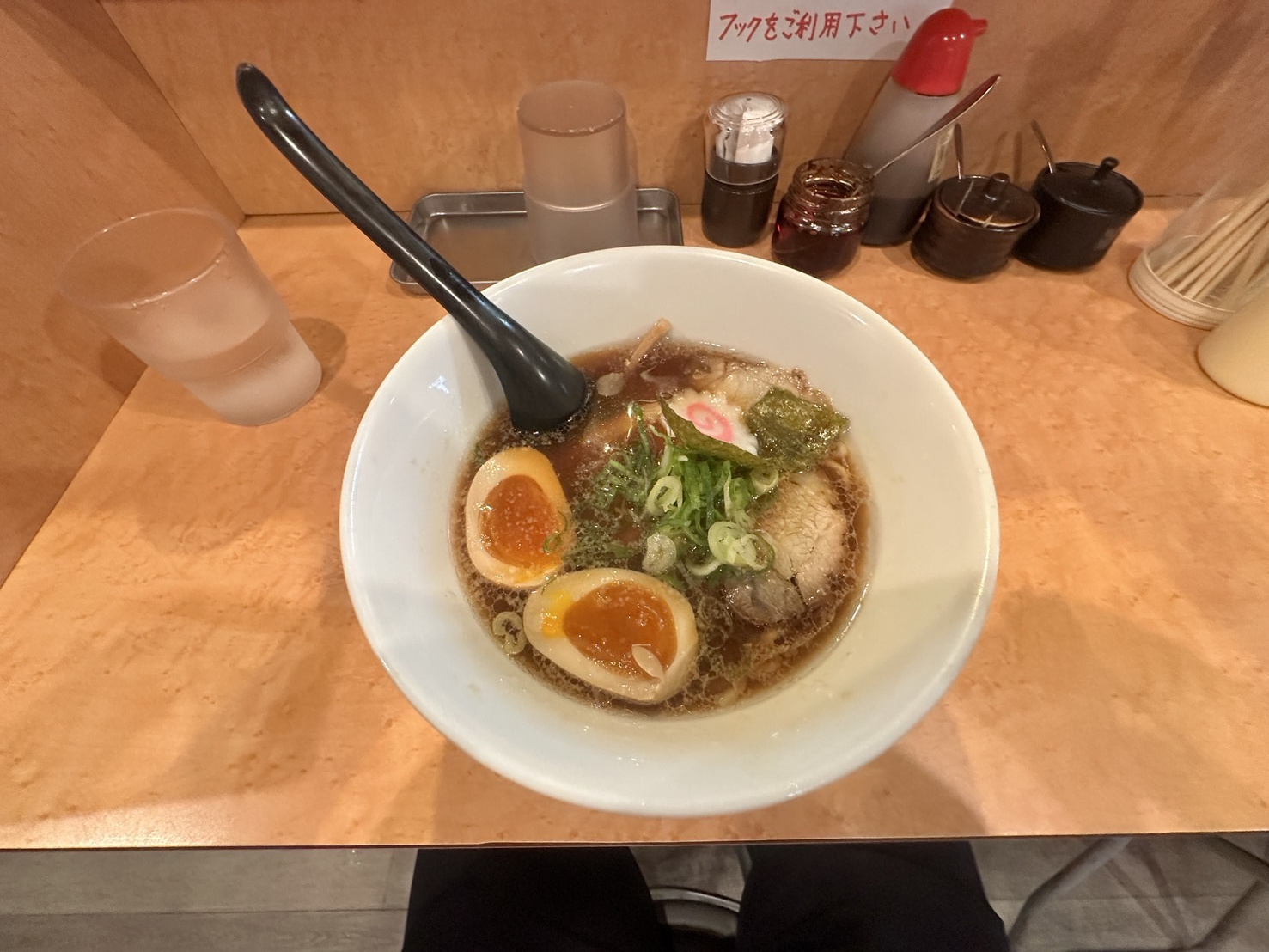 阿波座で定評のある中華そば屋さんの画像