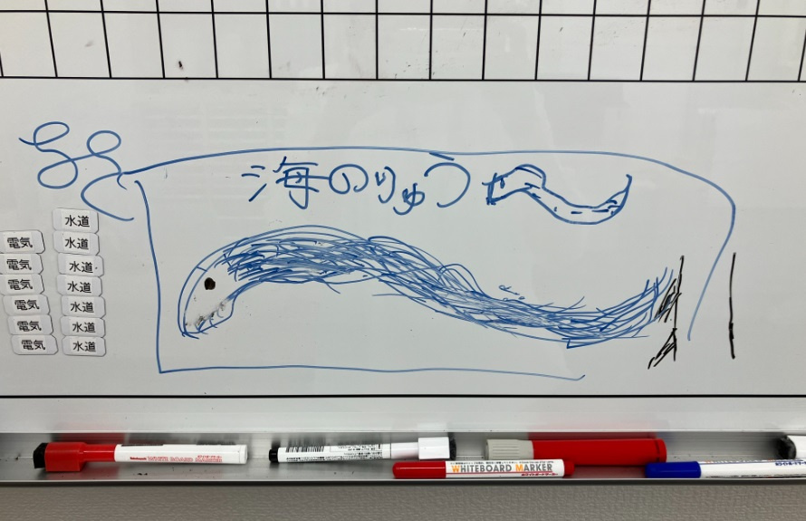 とっても可愛い画伯が来店されました～！の画像