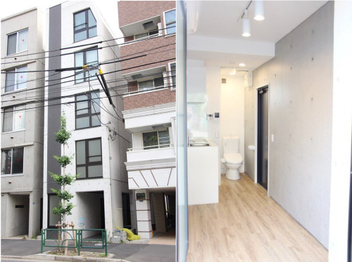 「えんぴつ」みたいな細長いデザイナーズマンション物件のお部屋①