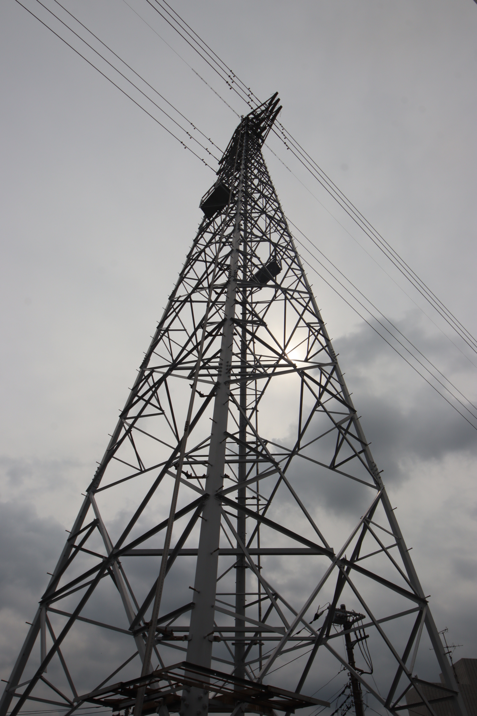 鉄塔の隣は電磁波で危険？の画像