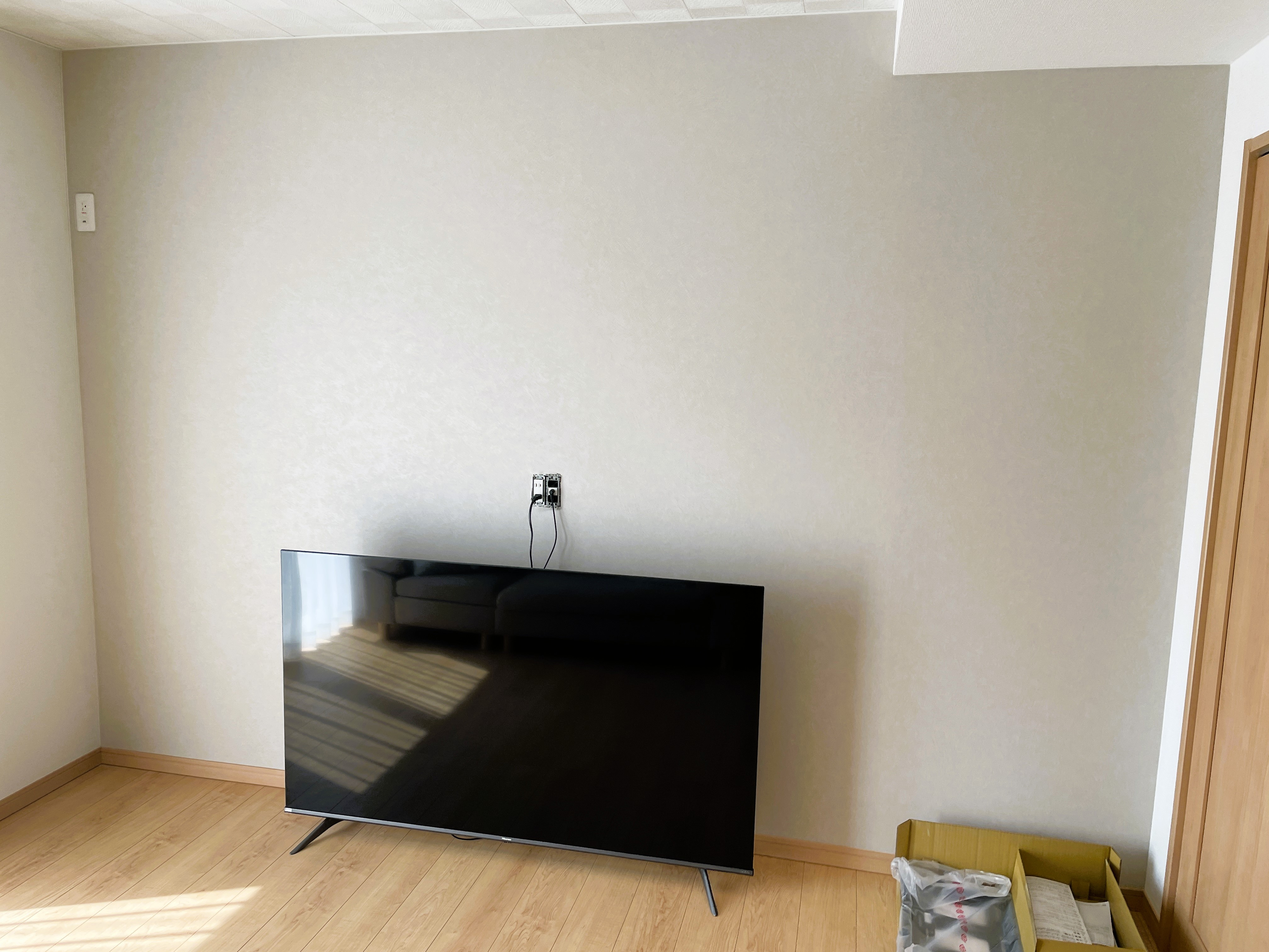 上越市リフォーム工事 【テレビ壁掛け工事】の画像