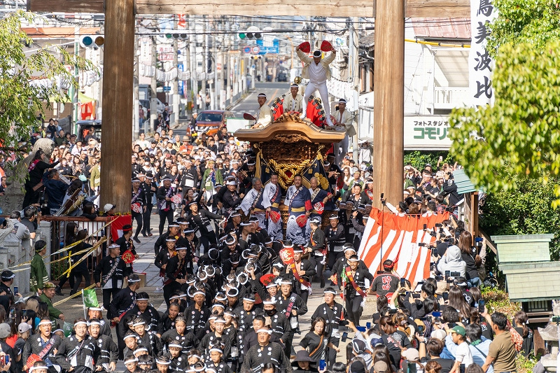 だんじり祭の前日の画像