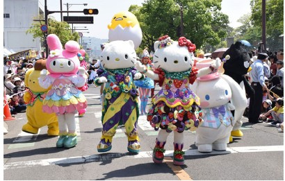 今治でサンリオスペシャルパレードが開催されますの画像