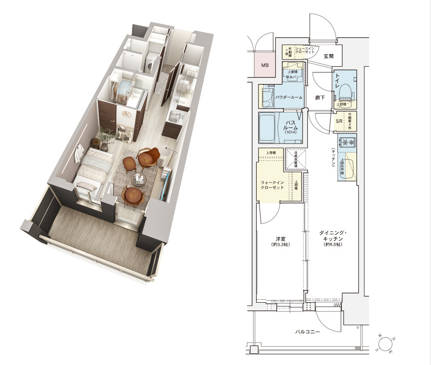 ペット飼育可能の分譲賃貸新築マンション★新栄駅近物件の画像