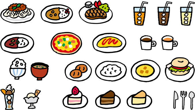 外食産業の画像