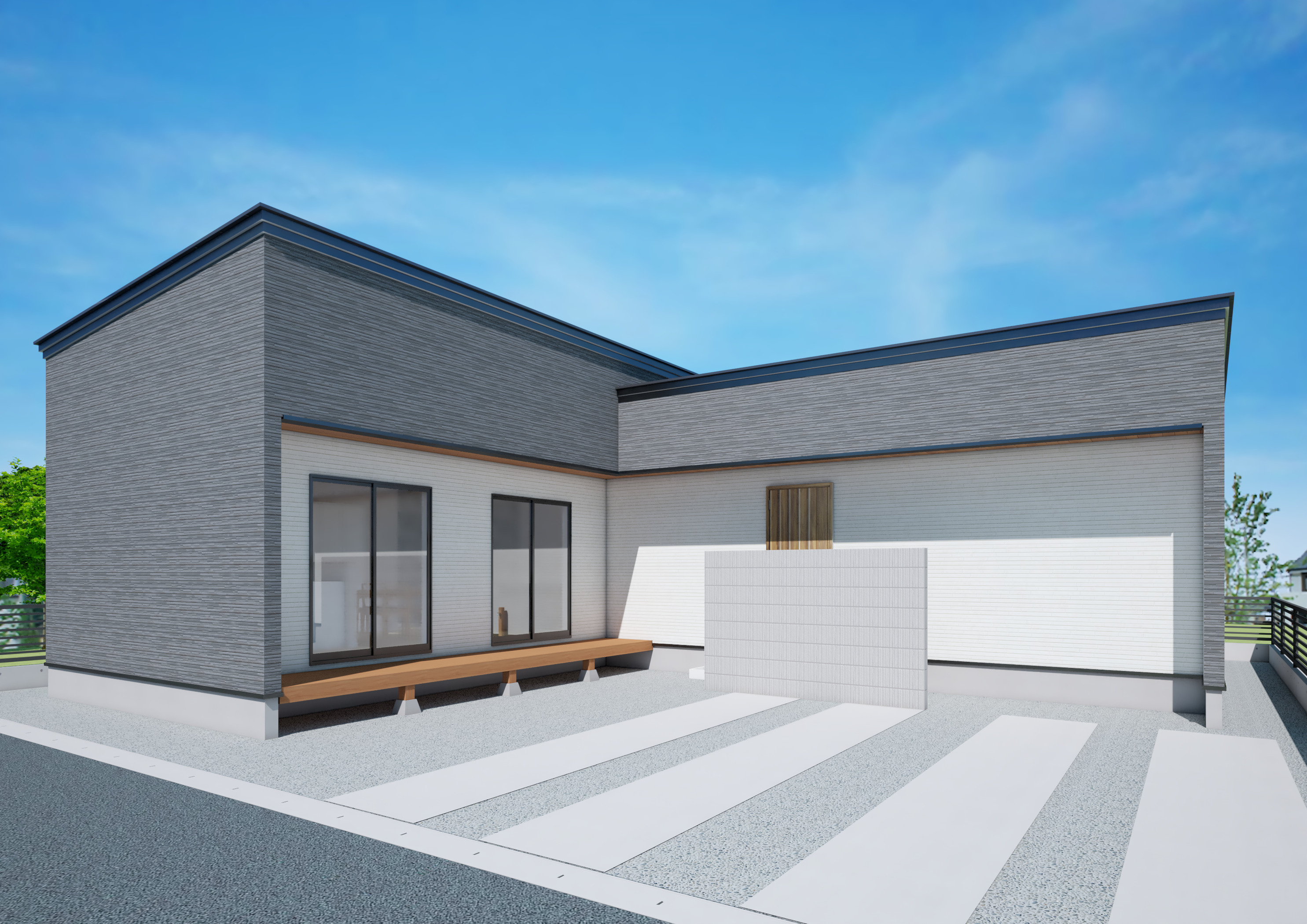 高崎市上並榎町にオール電化平屋住宅間もなく完成！の画像