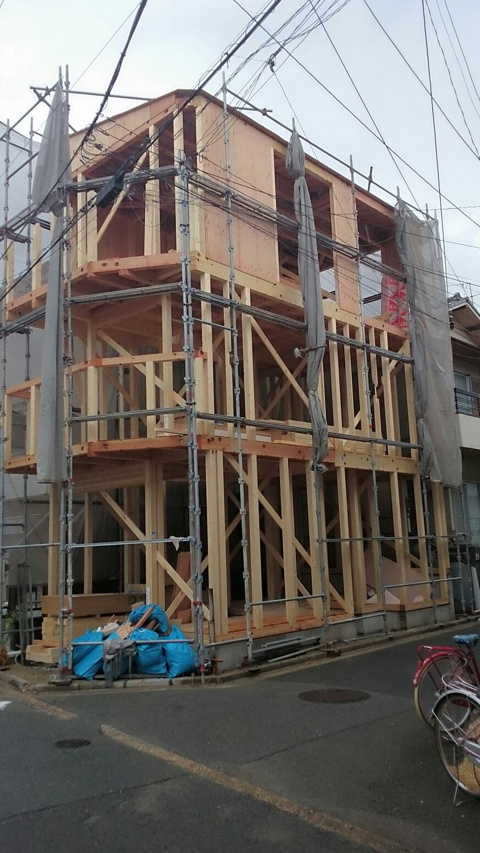 Ｈ町で上棟がおわりました。の画像