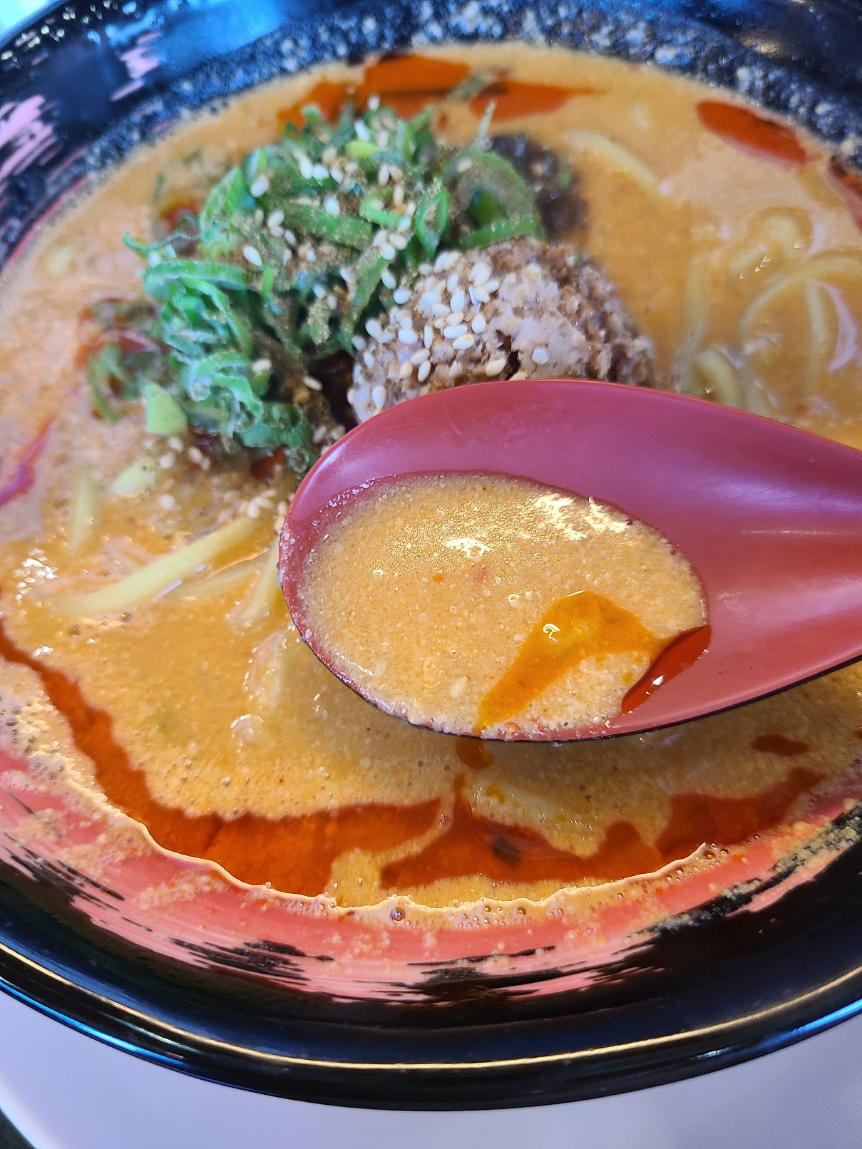 中華麺食堂『かなみ屋』のとろり濃厚四川担々麺を食べてきました...の画像