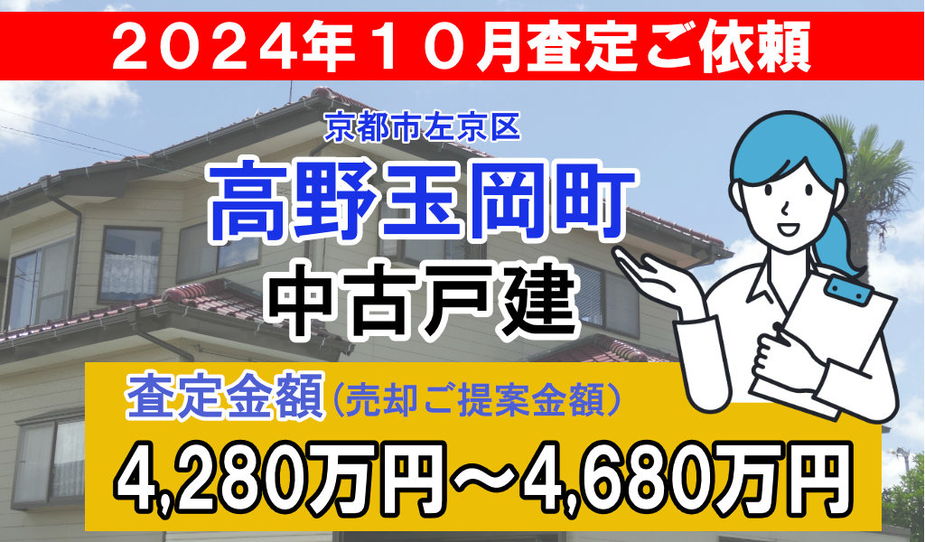 高野玉岡町の中古戸建の査定ご依頼をいただきました!の画像