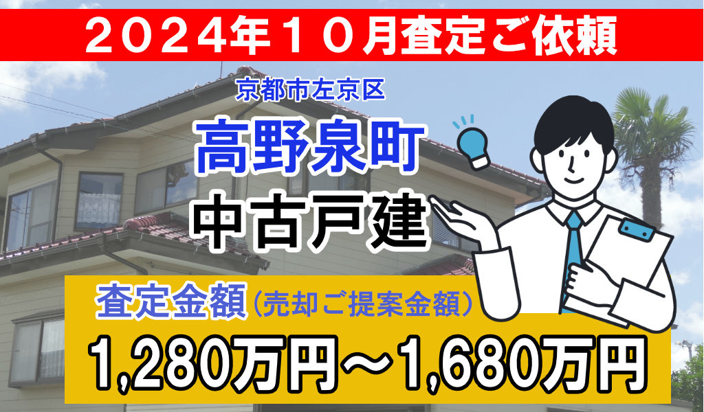 高野泉町の中古戸建の査定ご依頼をいただきました!の画像
