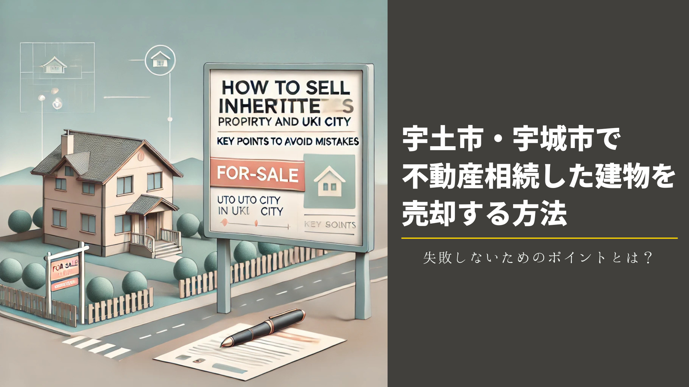 宇土市・宇城市で不動産相続した建物を売却する方法｜失敗しない...の画像