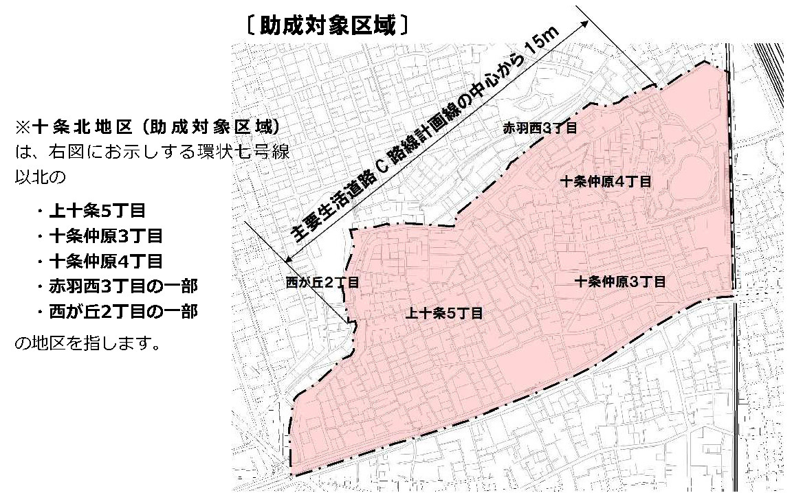 北区十条・志茂周辺の土地を高く売るなら解体工事費の助成金制度...の画像