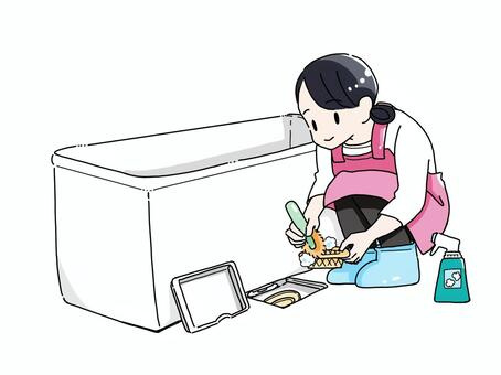 お風呂のつまりの予防の画像