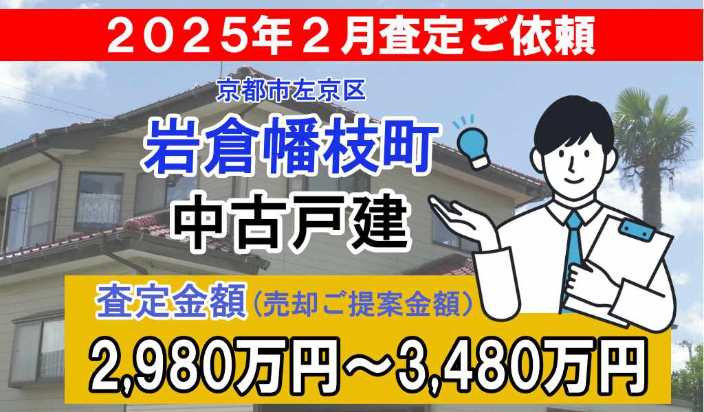 岩倉幡枝町の中古戸建の査定ご依頼をいただきました!の画像
