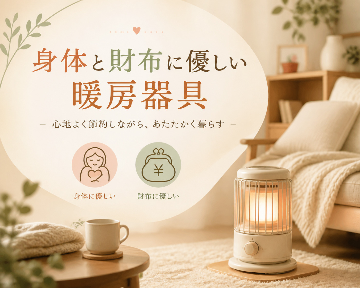 お財布と身体に優しい暖房器具は？選び方と探し方をご紹介の画像