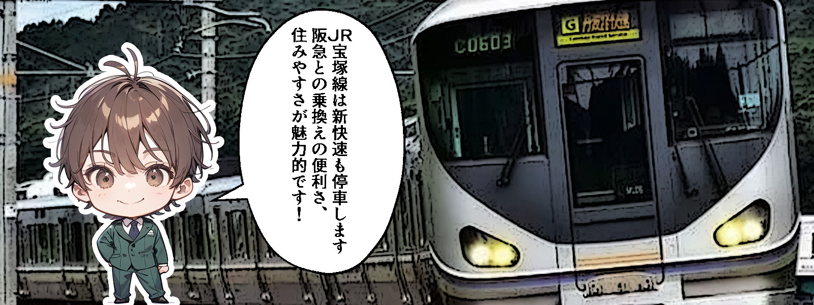 JR宝塚線はとても便利で魅力的！大阪・梅田で賃貸を探すなら宝...の画像
