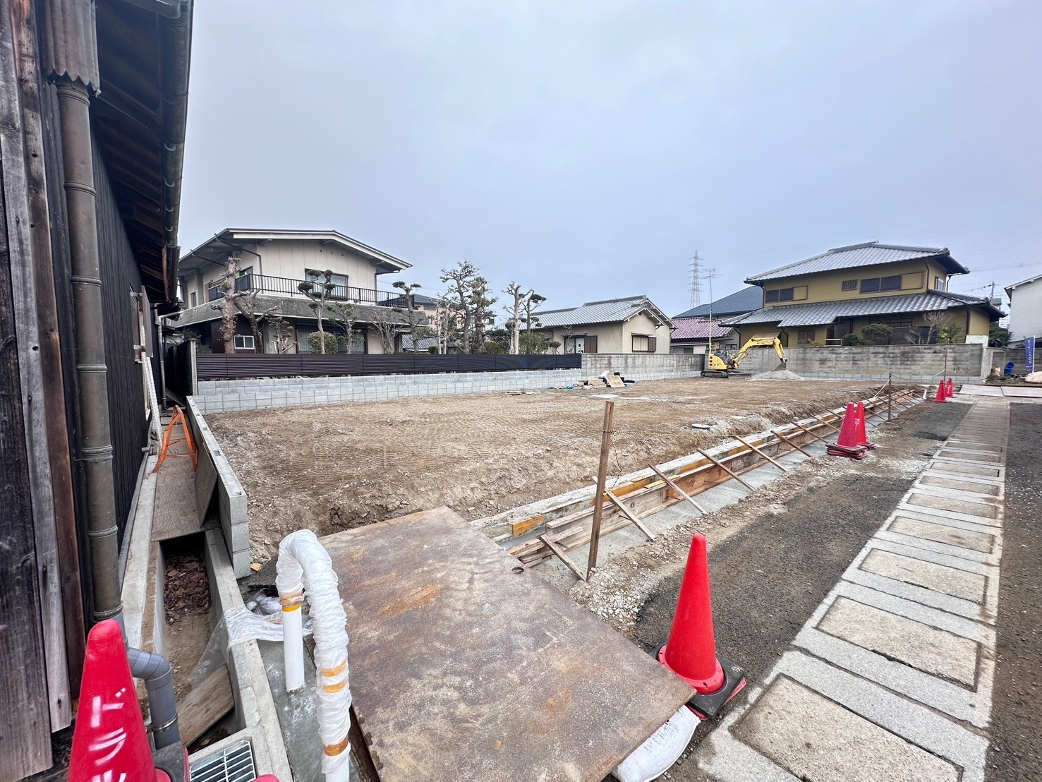 【宅地造成工事】泉大津市千原町の宅地造成工事です(^^)/の画像