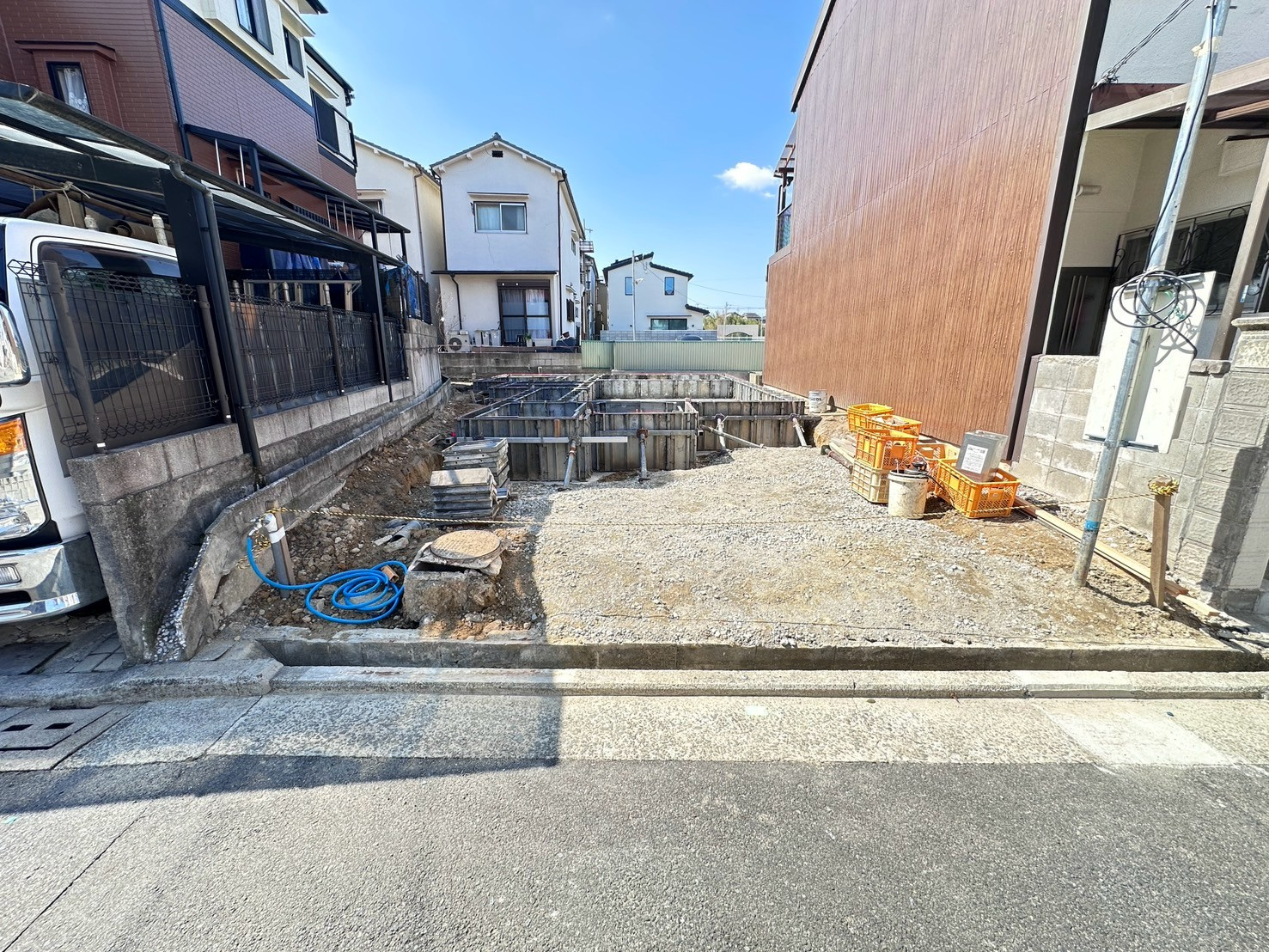 【新築建売】堺市西区上野芝向ヶ丘4丁の工事進捗２回目の更新で...の画像