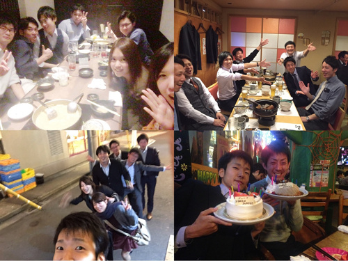 １０月の月末飲み会模様の画像