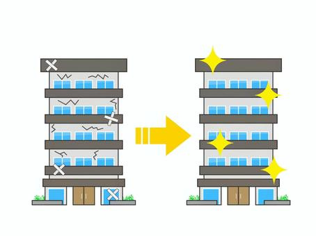 賃貸物件の外壁工事の重要性と影響の画像