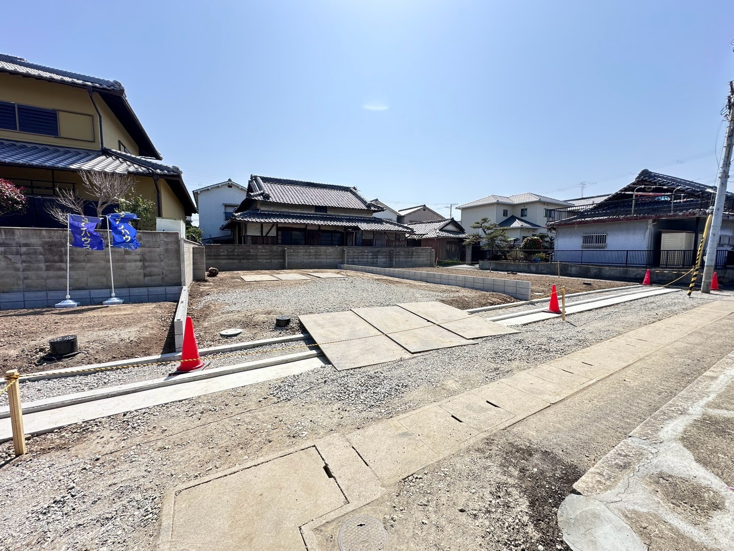 【宅地造成工事】泉大津市千原町の宅地造成工事が、もう少しです...の画像