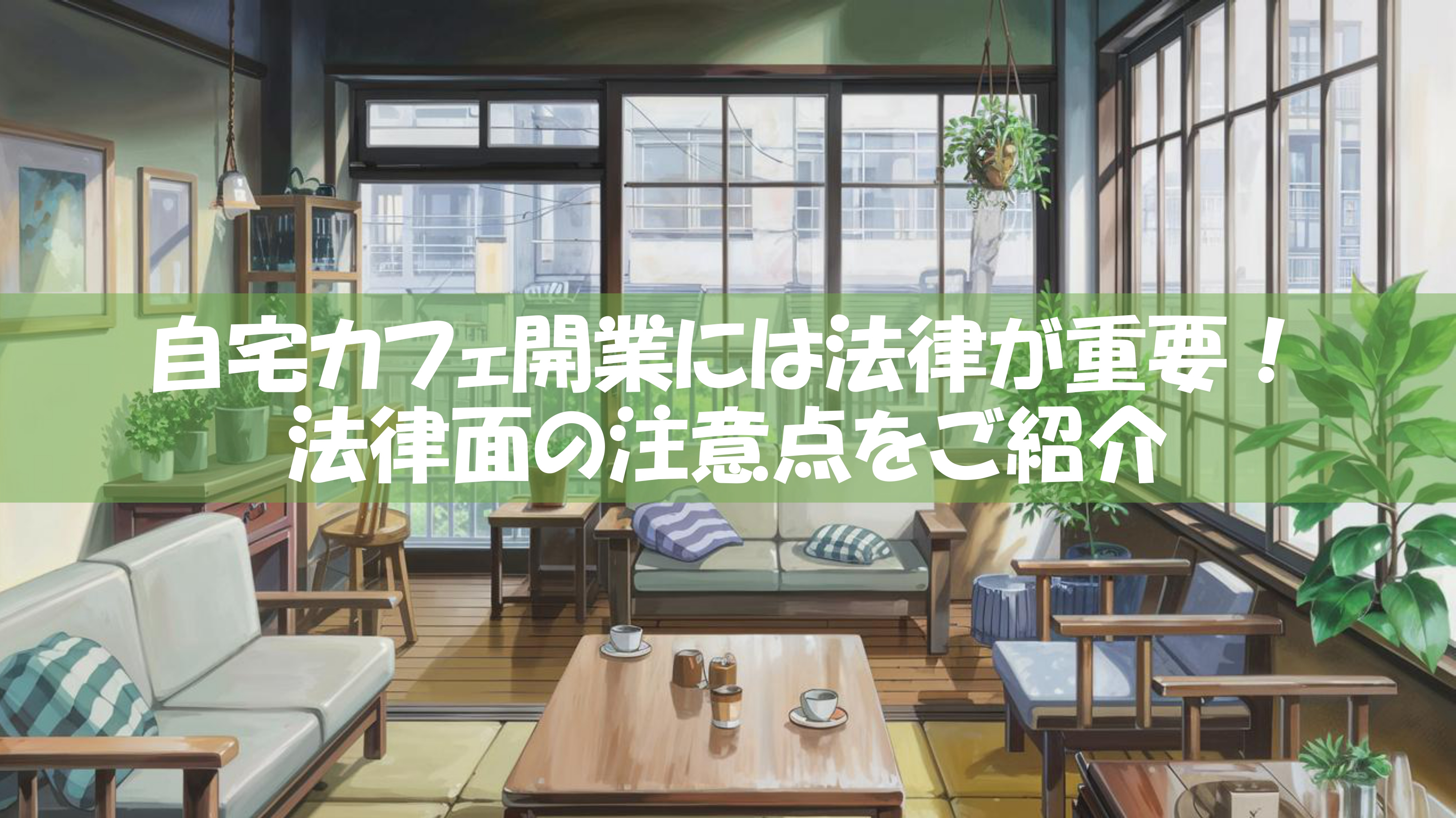 【2026年版】自宅カフェ開業には法律が重要！法律面の注意点...の画像