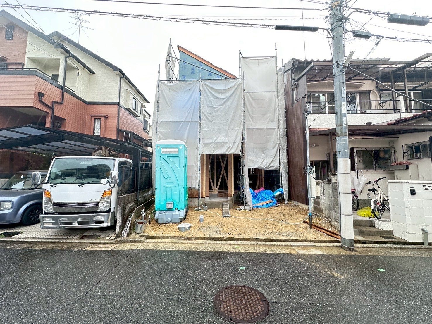 【新築建売】堺市西区上野芝向ヶ丘町4丁の建築中４回目の更新で...の画像