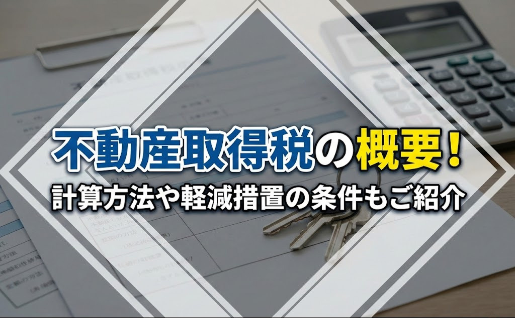 【2026年版】不動産取得税の概要！計算方法や軽減措置の条件...の画像
