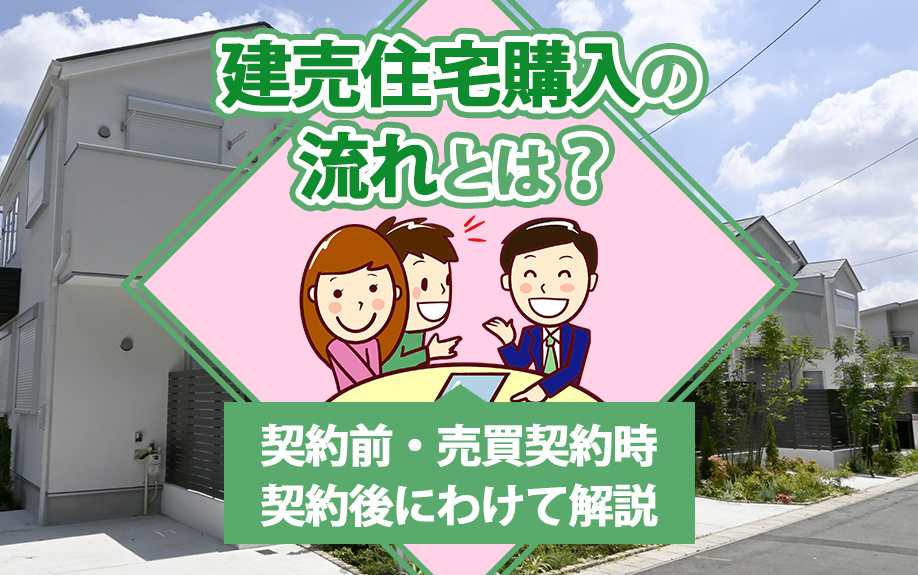 建売住宅購入の流れとは？契約前・売買契約時・契約後にわけて解...の画像