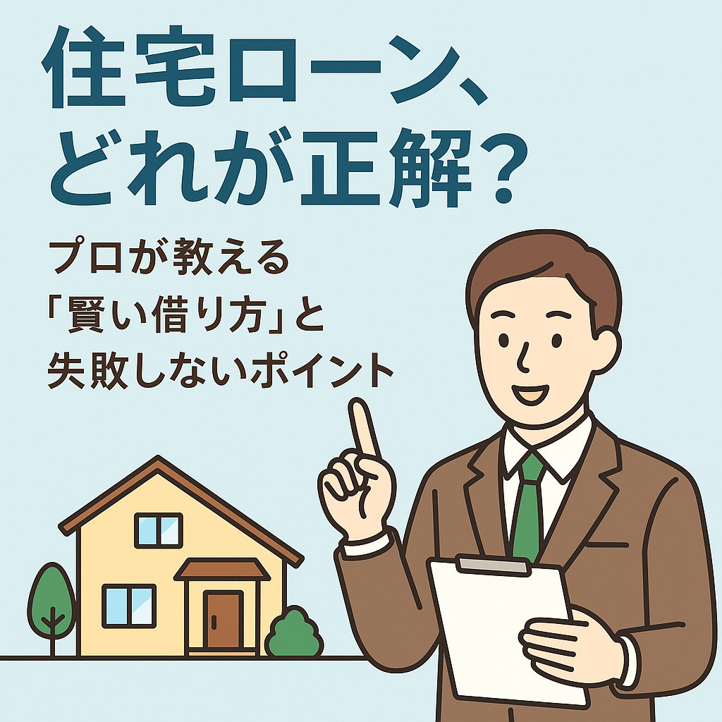 住宅ローン、どれが正解？プロが教える「賢い借り方」と失敗しな...の画像