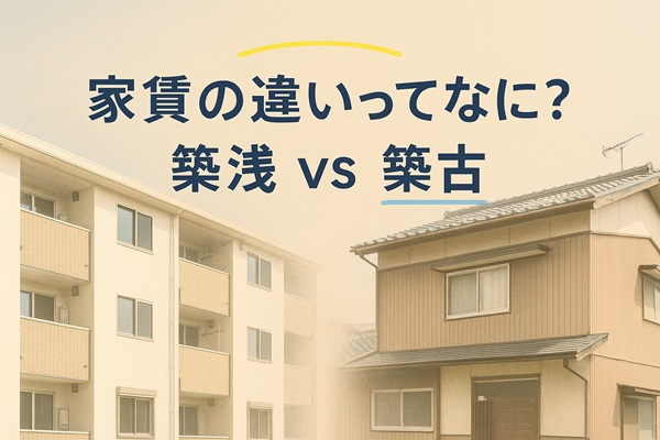 【日向市 賃貸】家賃が高い・安いの違いとは？築浅と築古のメリ...の画像