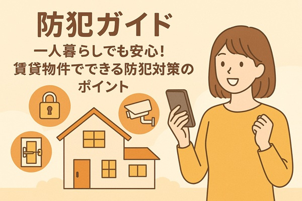 【日向市 賃貸防犯ガイド】一人暮らしでも安心！アパートででき...の画像