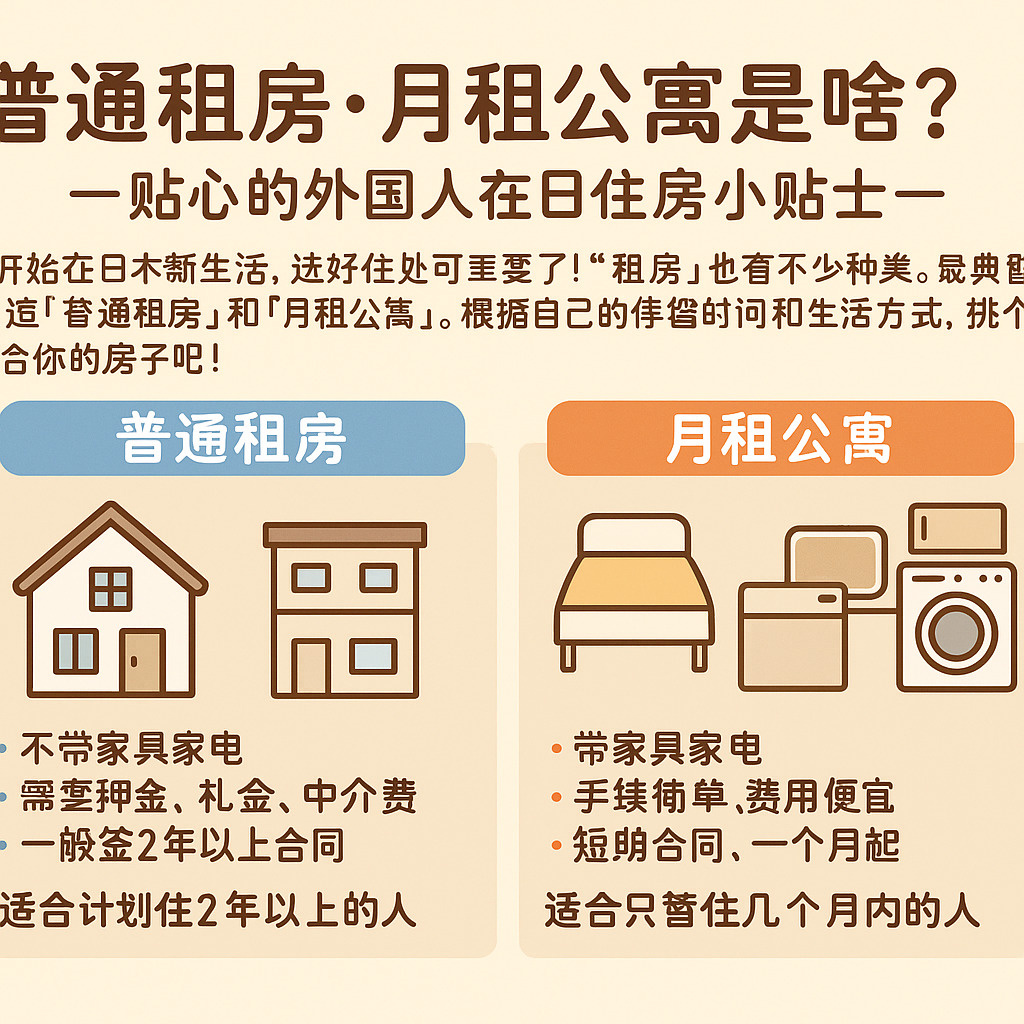 一般賃貸・マンスリーマンションとは？─外国人に優しい住まいの...の画像