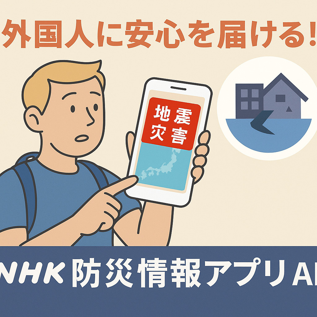外国人に安心を届ける！NHKの防災アプリとは？の画像