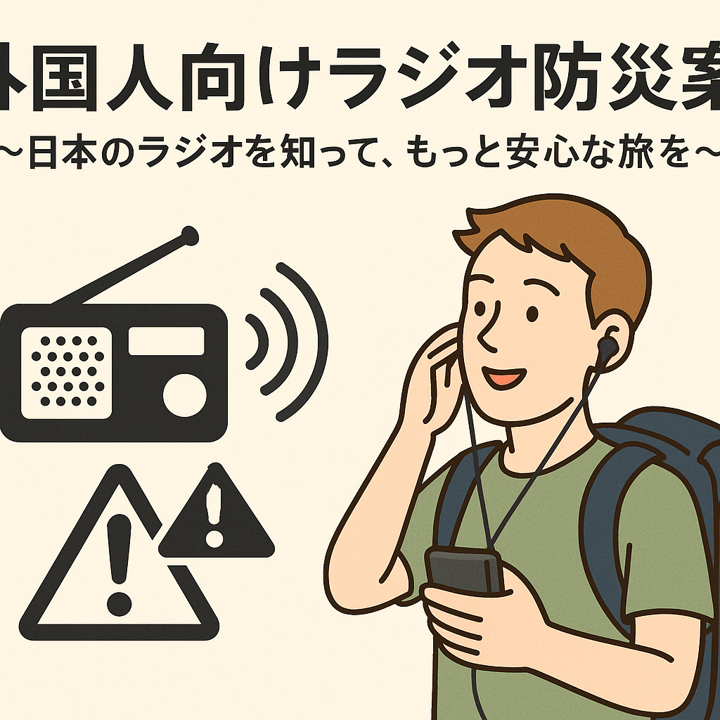 【外国人必見】外国人向けラジオ防災案内  ～日本のラジオを知...の画像