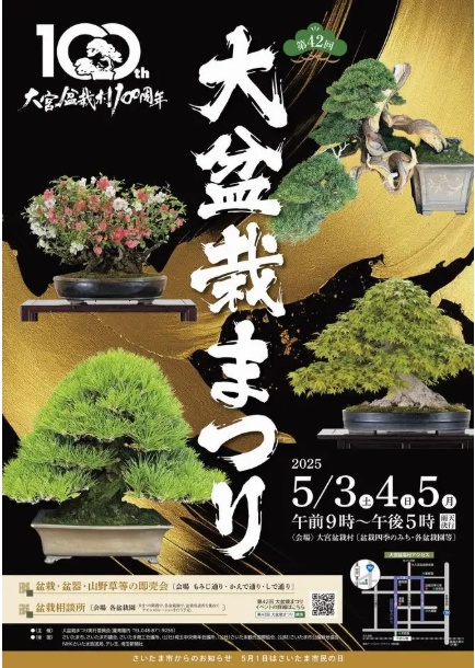 「第42回大盆栽まつり　5月3日から5月5日」の画像