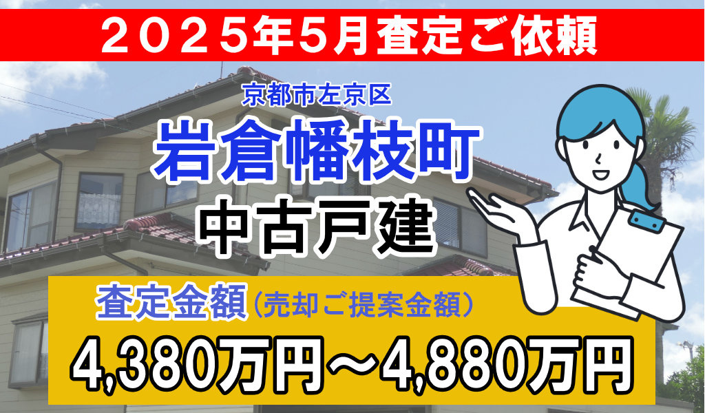 岩倉幡枝町の中古戸建の査定ご依頼をいただきました!の画像