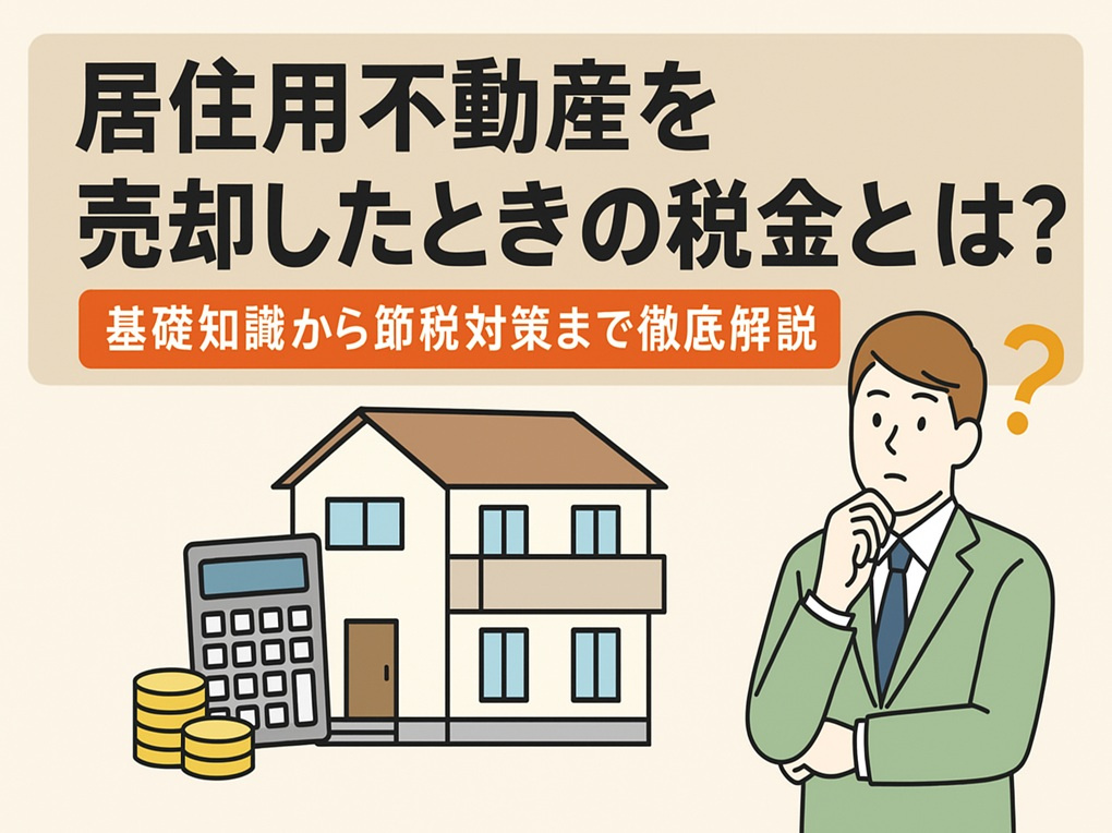 居住用不動産を売却したときの税金とは？の画像