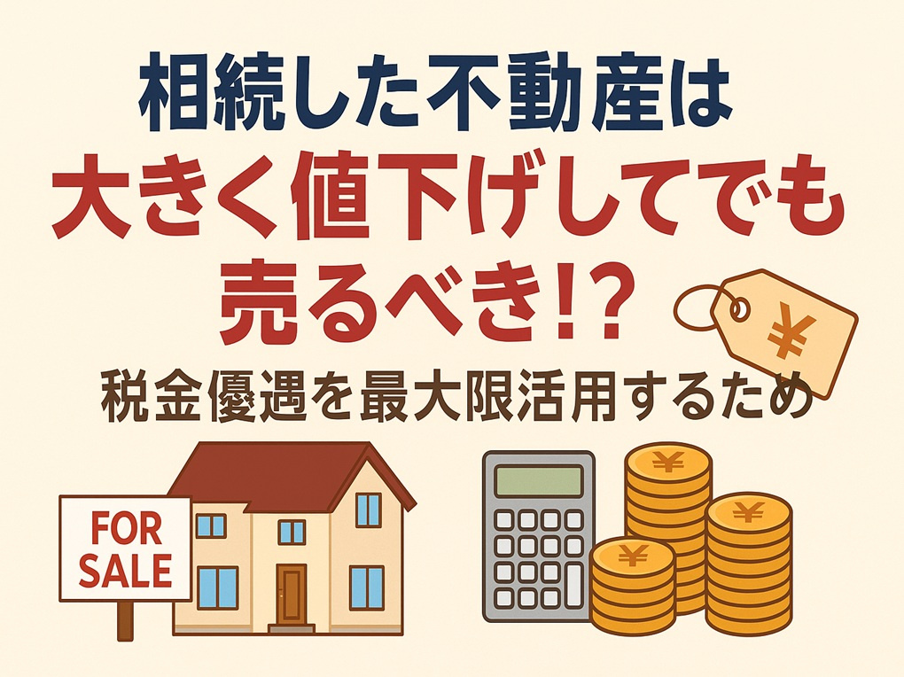 相続不動産は“早く・安く”売った方が得？の画像